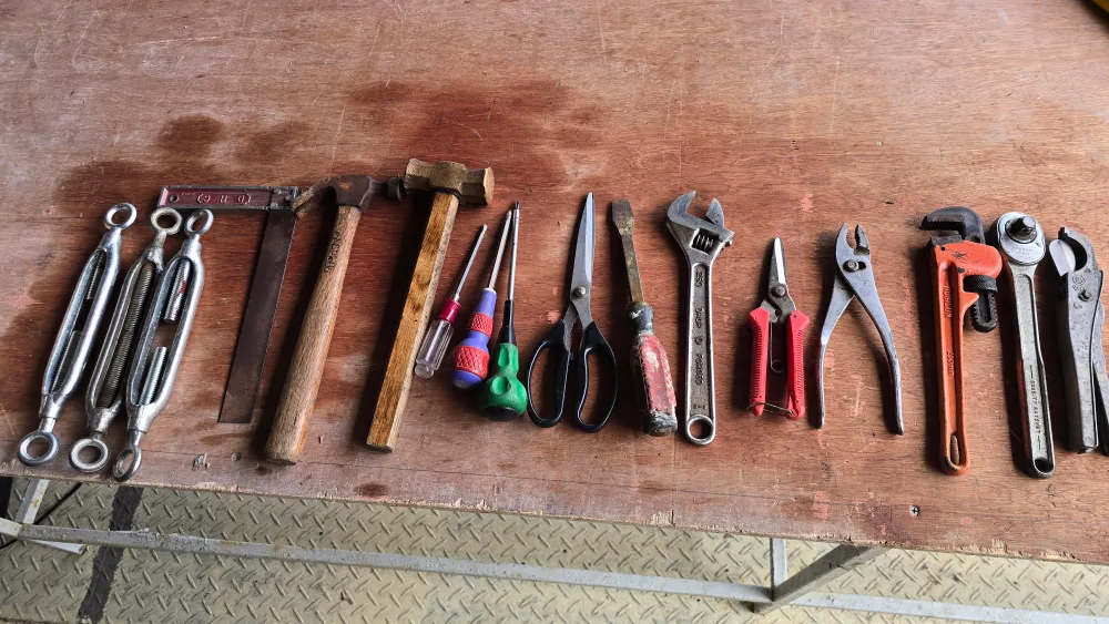 중고 공구 모음 (망치, 렌치, 플라이어,드라이버 등)
