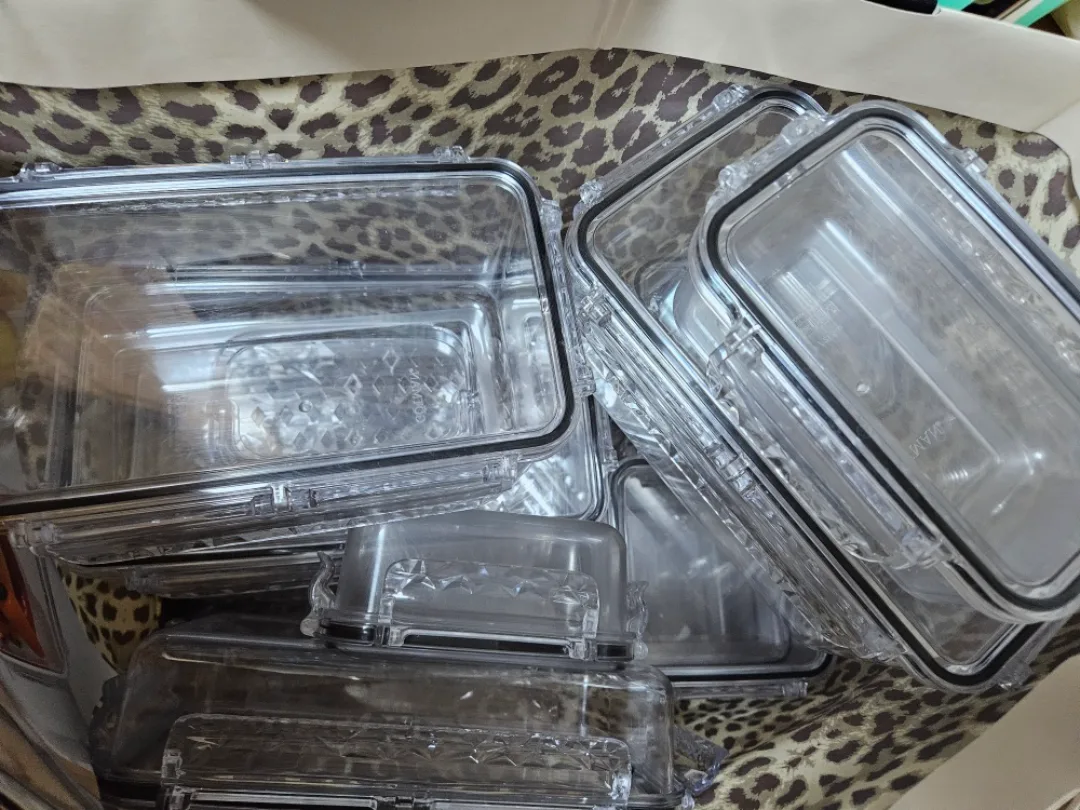 고트만 크리스탈 밀폐용기(11개) (중고)