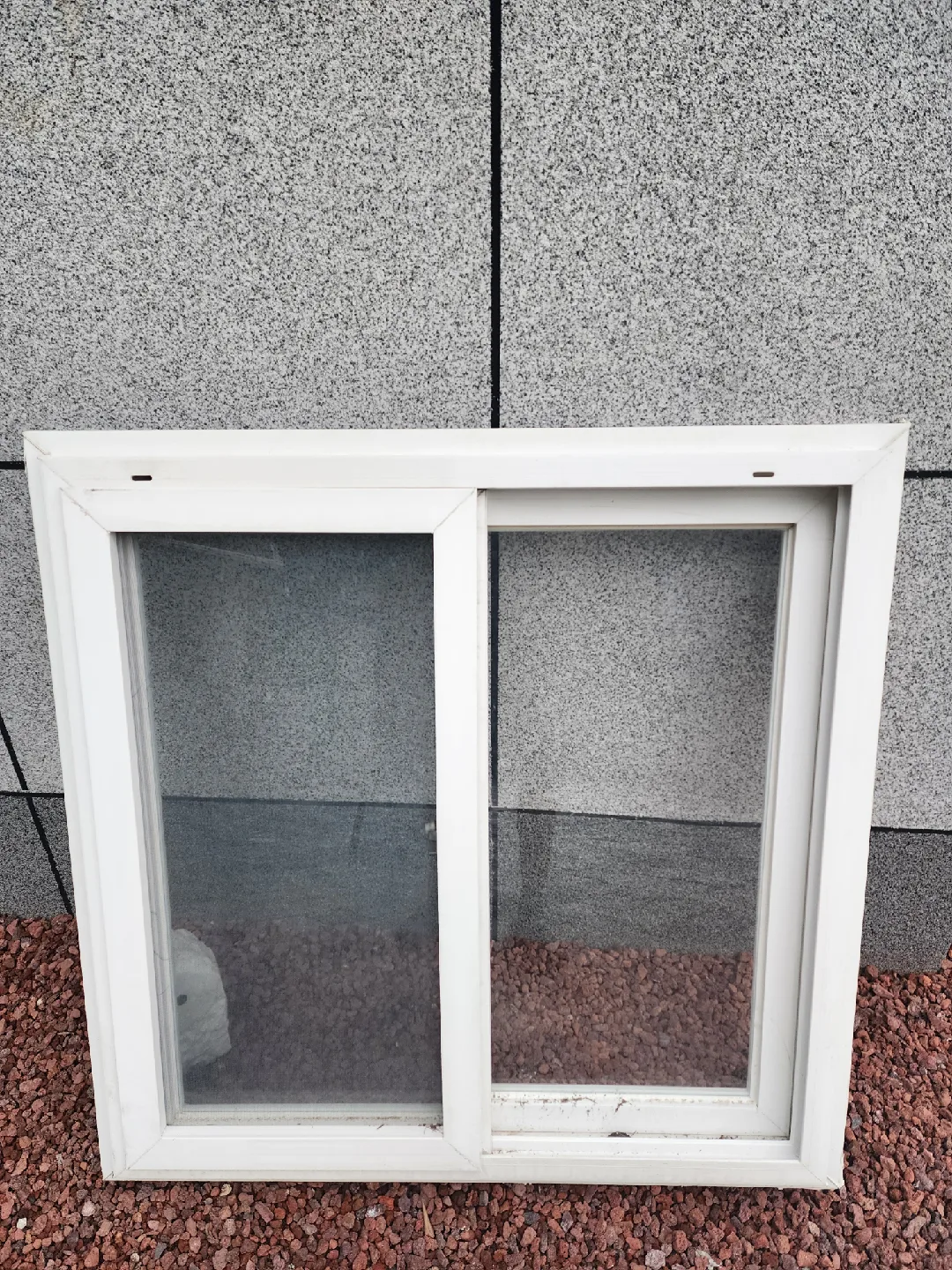 중고 흰색 창문 샷시