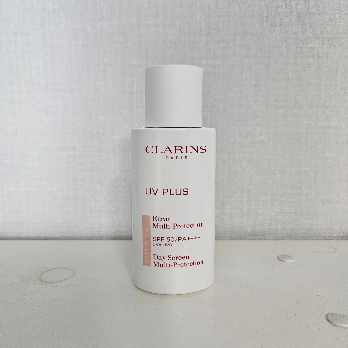 클라랑스 UV 플러스 안티폴루션 로지 글로우 선크림