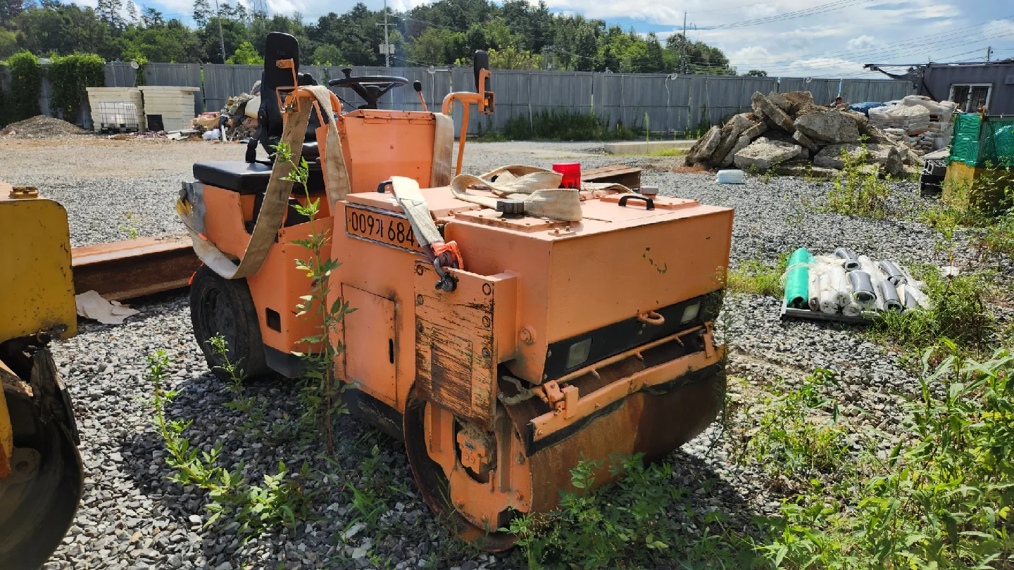 중고 도로 다짐 롤러