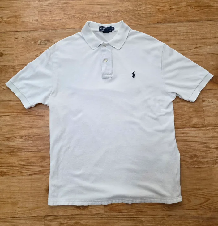 폴로 랄프로렌 남성 카라티 M 흰색