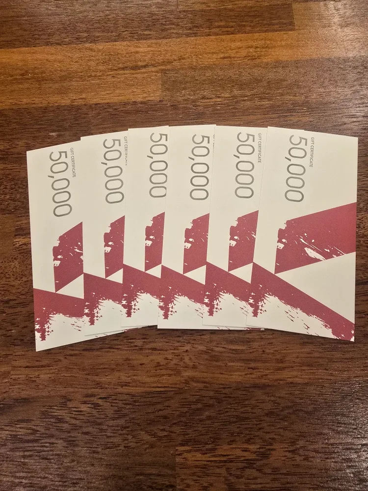 RYSE 라이즈 호텔 5만원권 상품권 6장