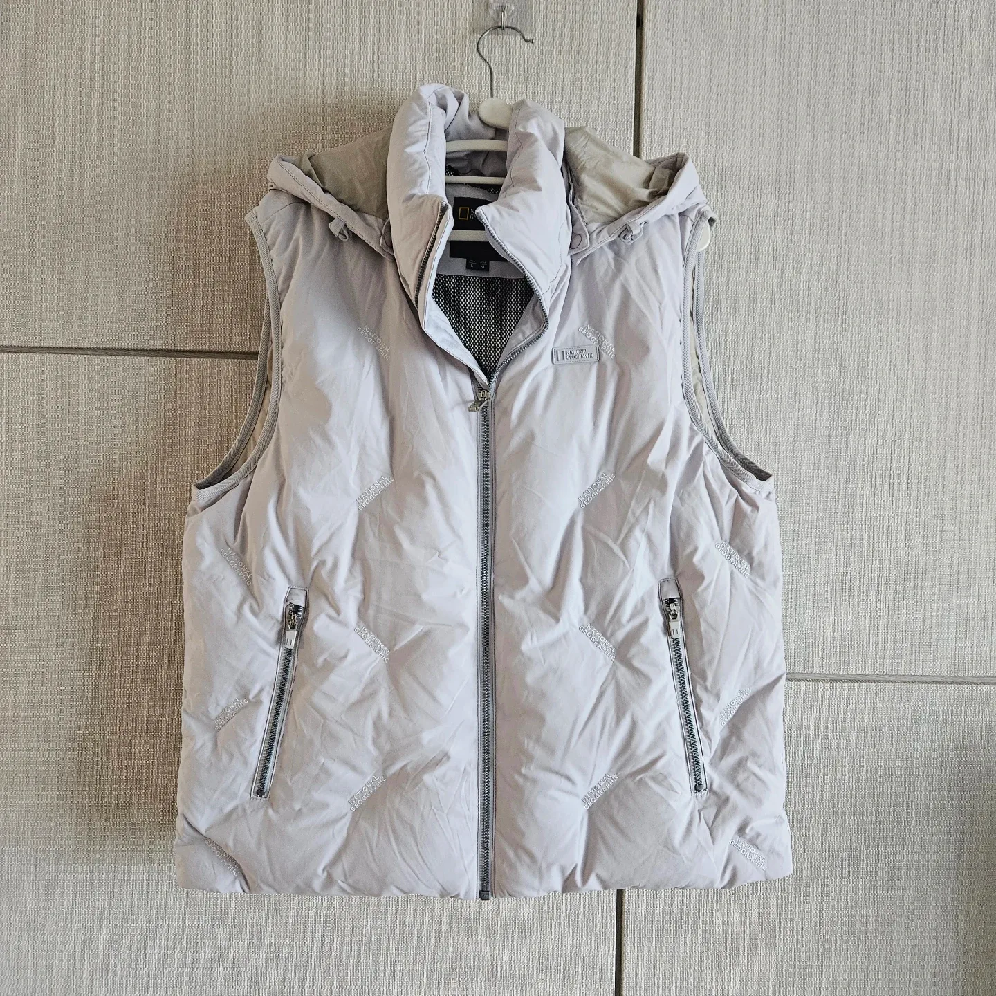 네셔널지오그래픽 하이브리드 구스다운 조끼 105