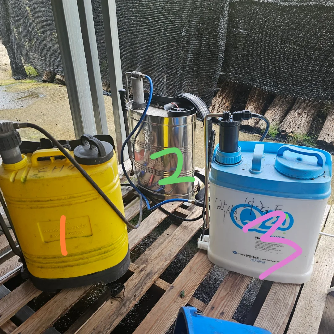 중고 수동농약통 15000