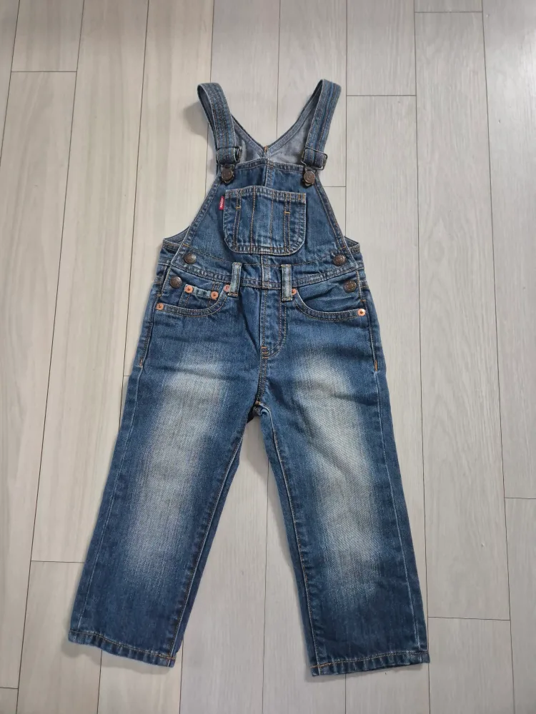 리바이스 키즈 멜빵바지