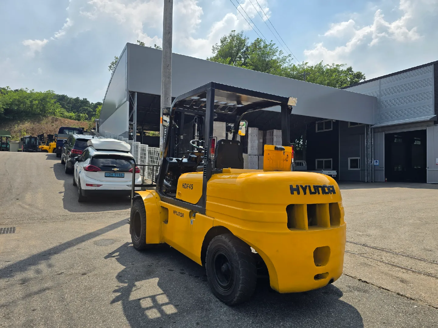 중고지게차 매매 특A급 현대 7톤 듀얼 3단마스트 풀옵션 디젤지게차 3500만원 싸게 팝니다