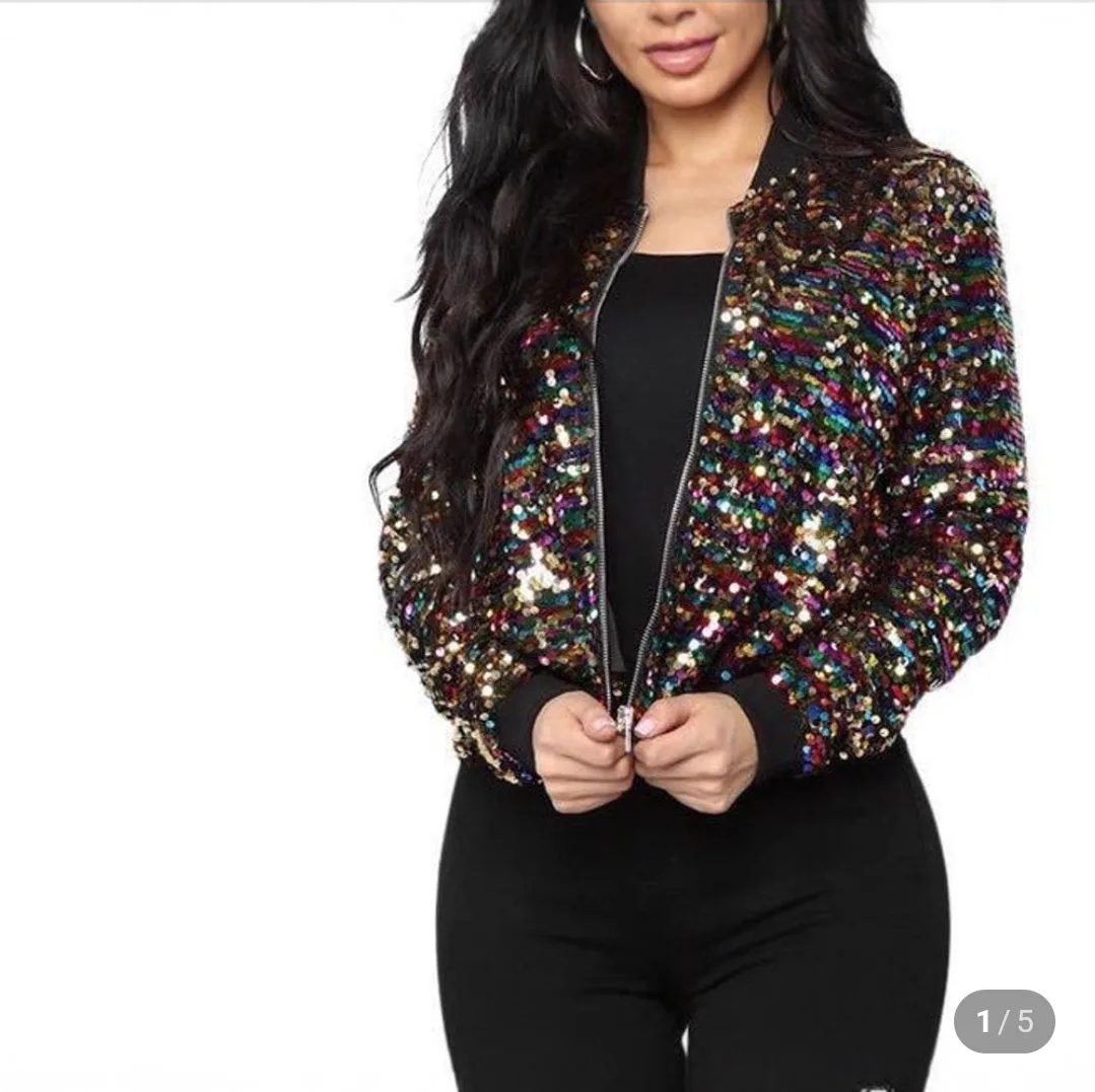 SMSS 스팽글 점퍼 S (55~날씬66) 새상품