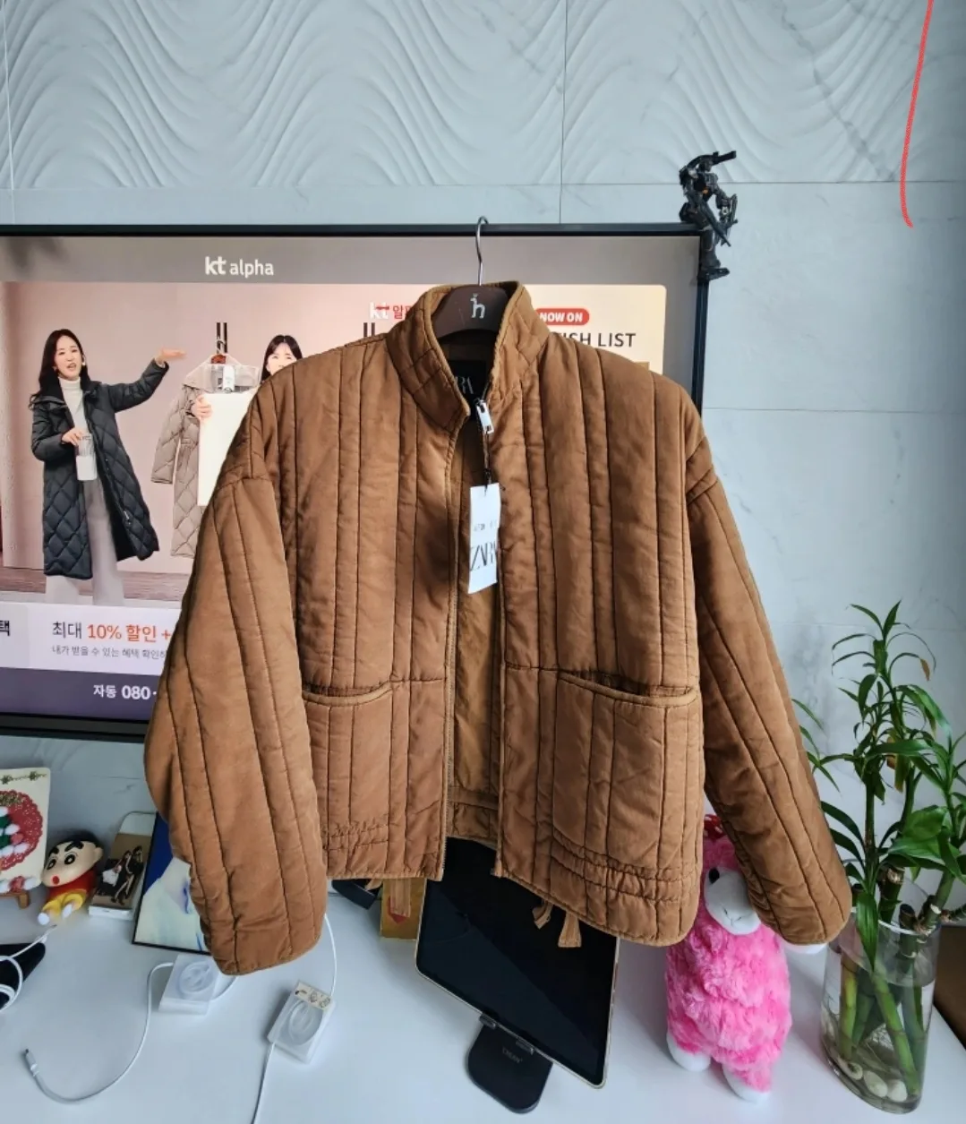 자라 코트 쇼패팅