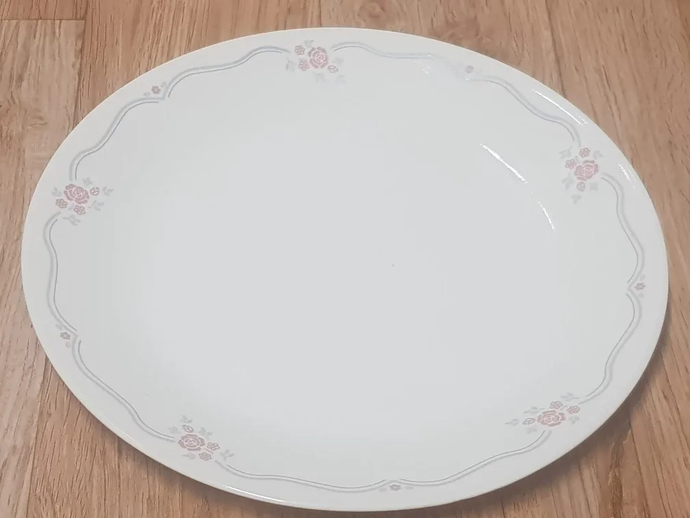 코렐 꽃무늬 대접시 중고