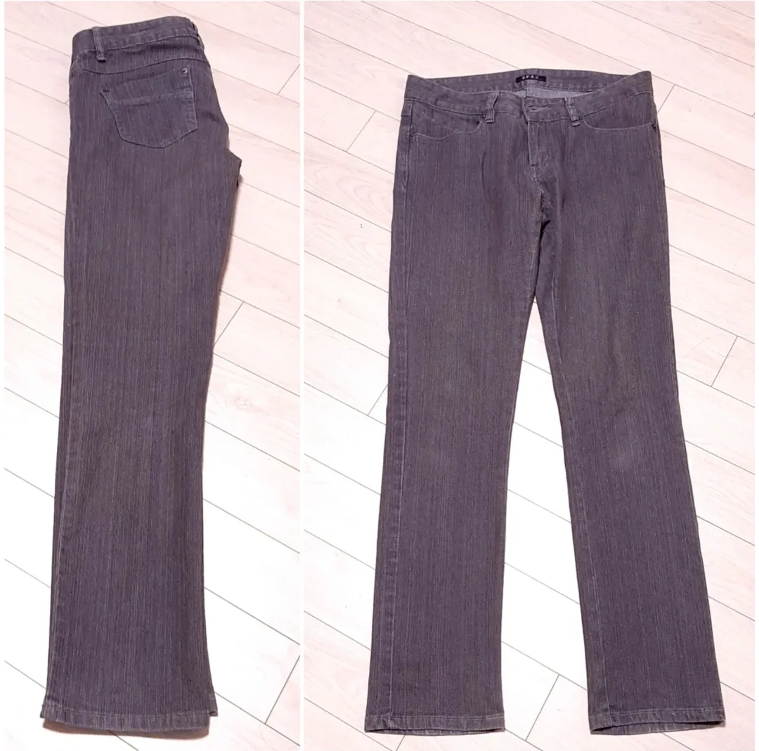 27인치(66) 일자 롱다리핏 청바지, ZPZG 진 그레이