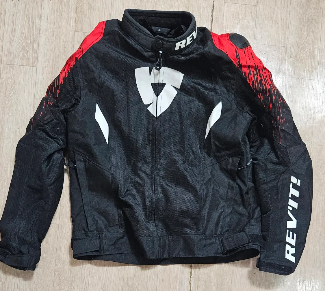 레빗 메쉬 자켓 XL 블랙/레드