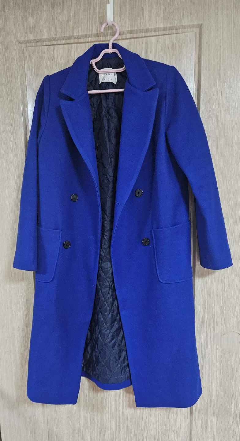 코코홀릭 코발트 블루 코트 55사이즈