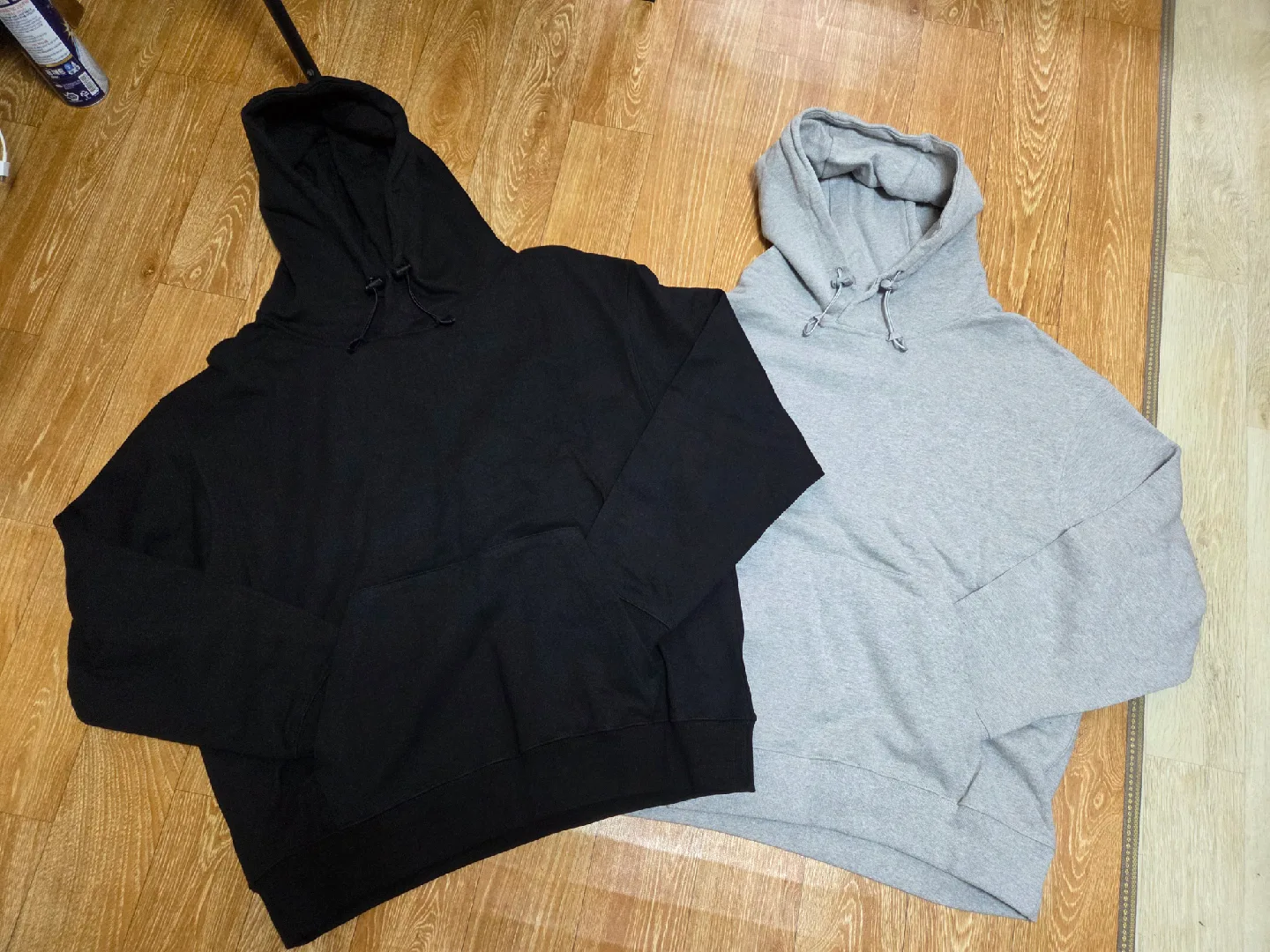 일괄) 헤비원단 후드티 2장 새제품