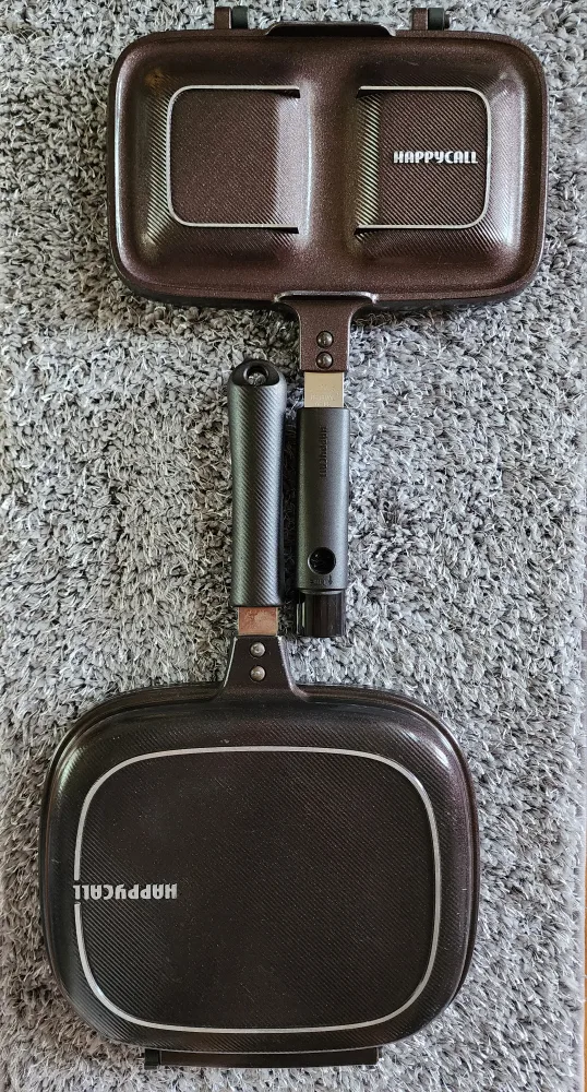 해피콜 사각 양면팬=2개(일괄가능)