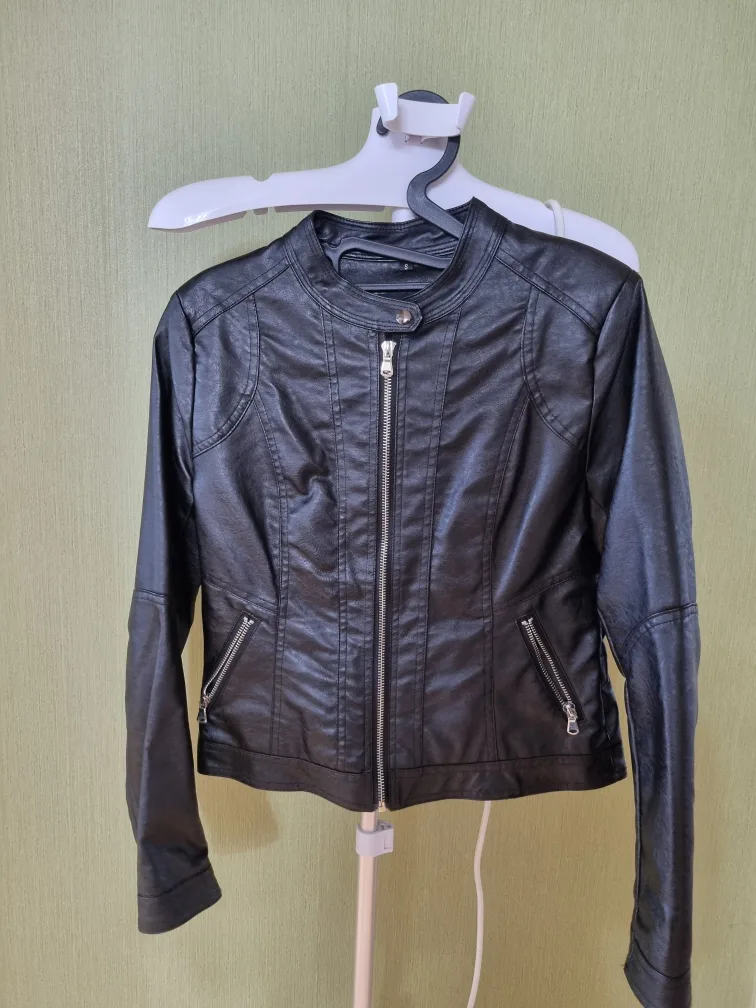 코인코즈 페이크 레더 자켓