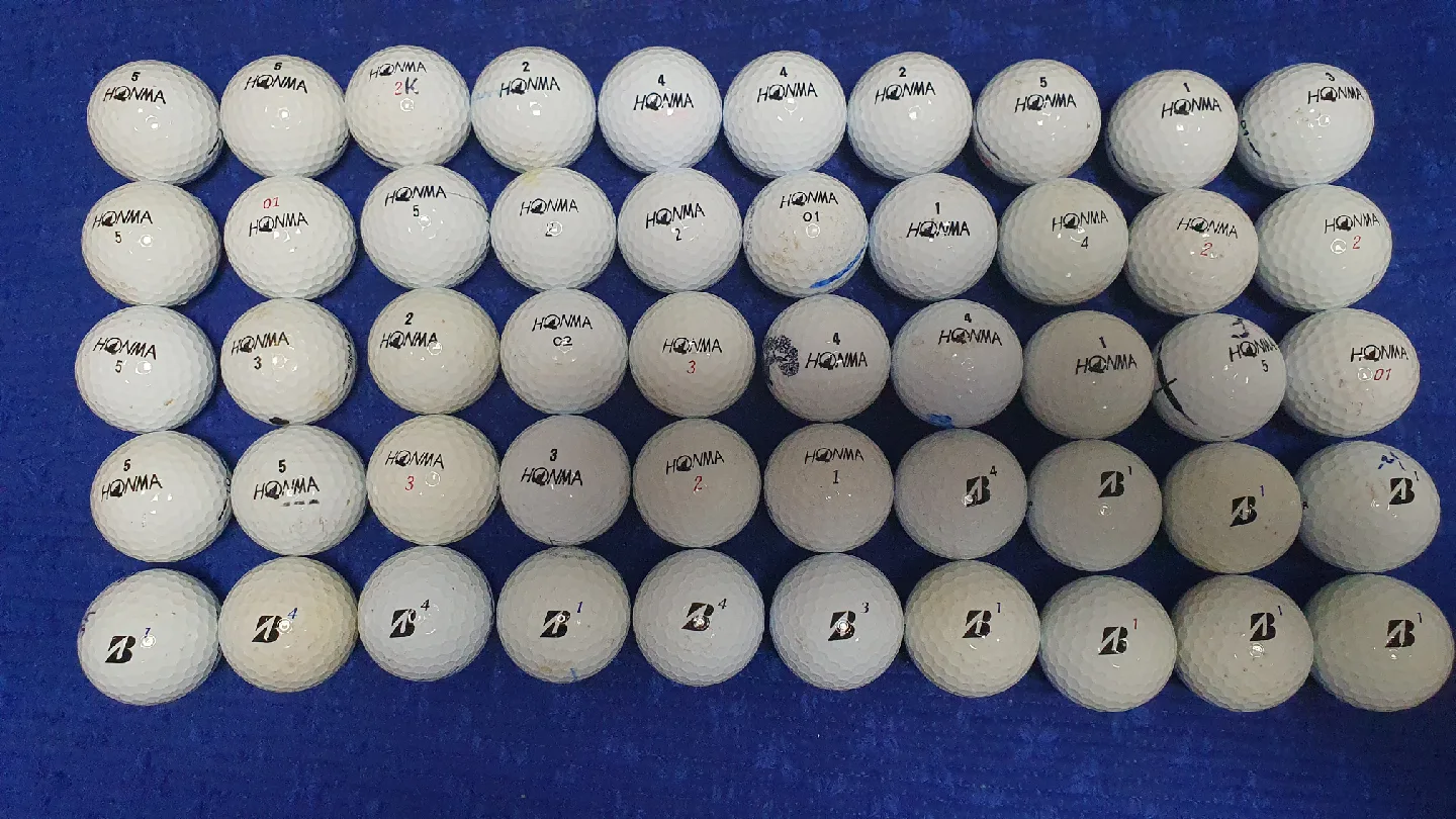 골프공 (중고) 혼마+브릿지 50개