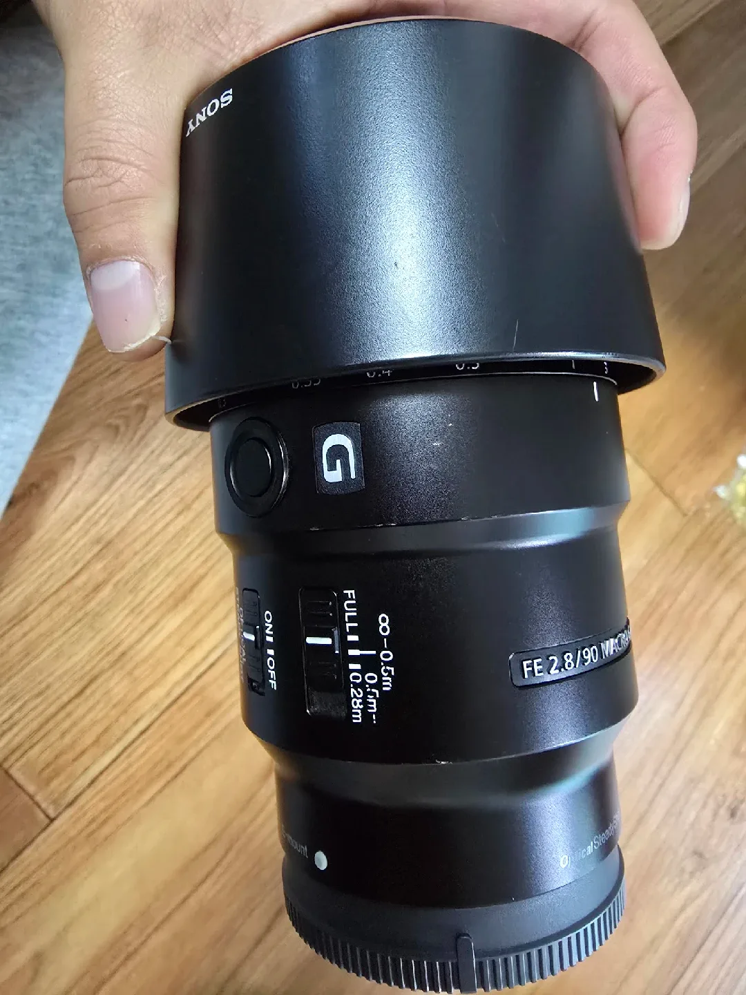 소니 90마크로 렌즈