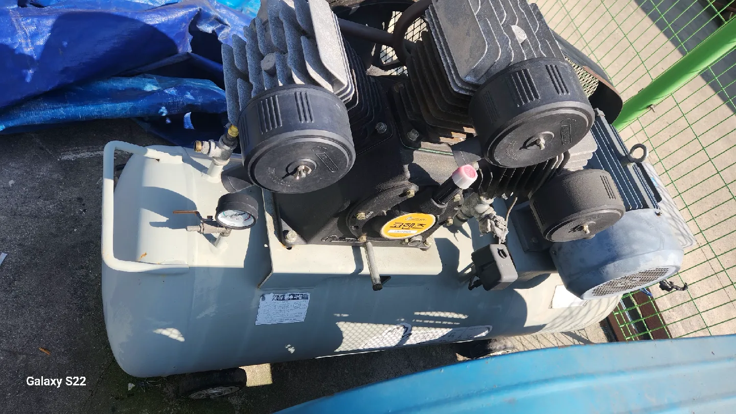 코핸즈 10 마력 에어 콤프레샤 중고