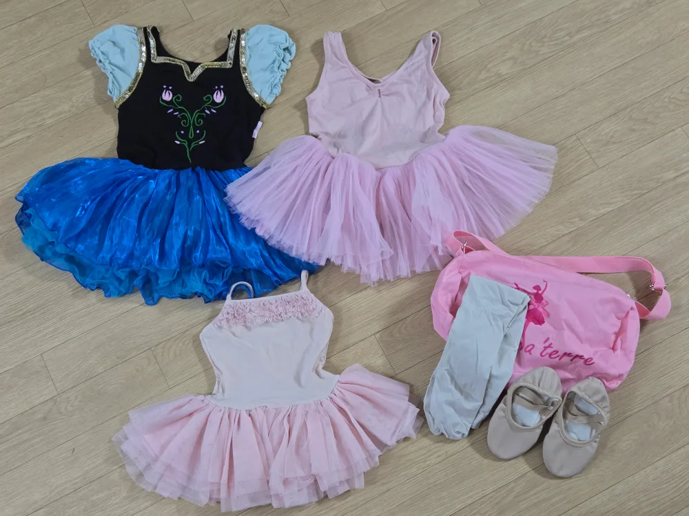 유아 발레복 세벌  일괄