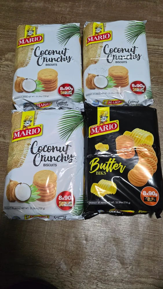 마리오 코코넛 크렌치 과자