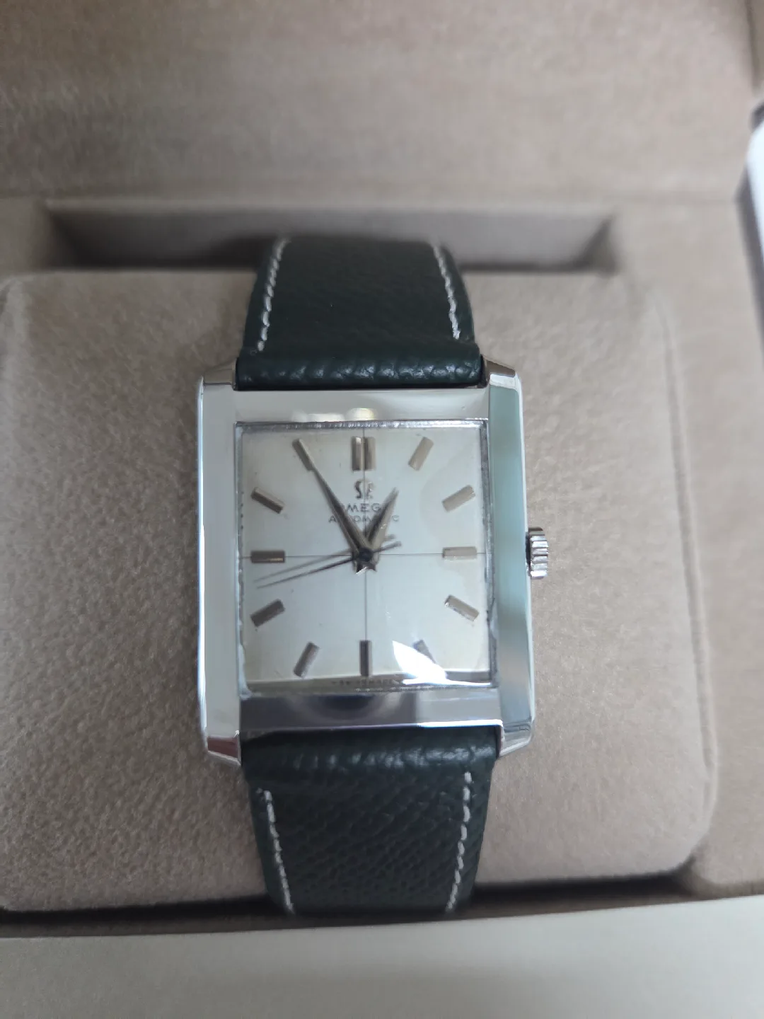 오메가 정품 스퀘어 오토메틱 시계