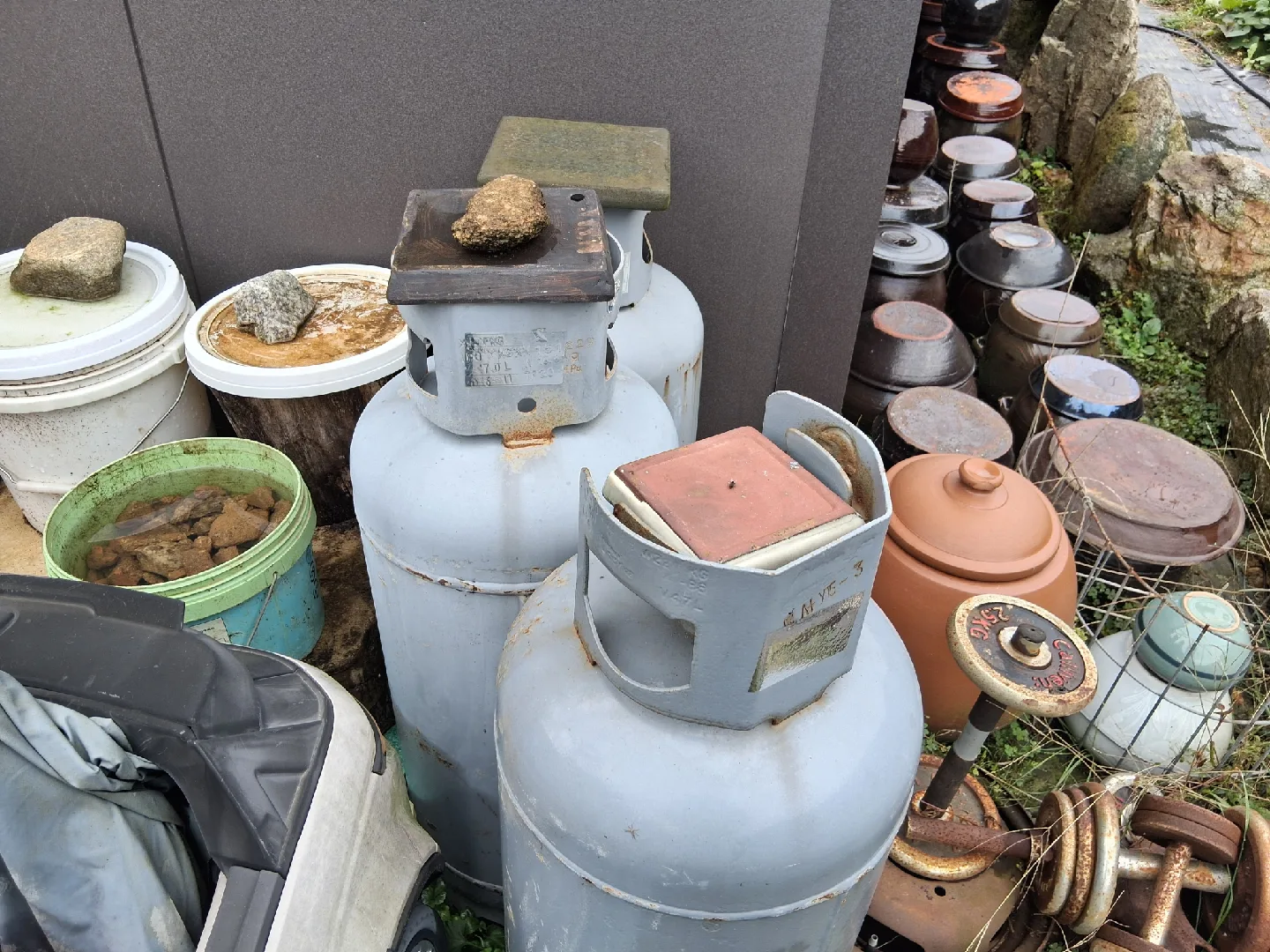 중고 가스통1개