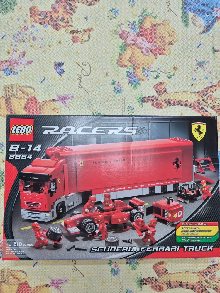 국내 미판매 레고 8654 페라리 트럭 (중고)
