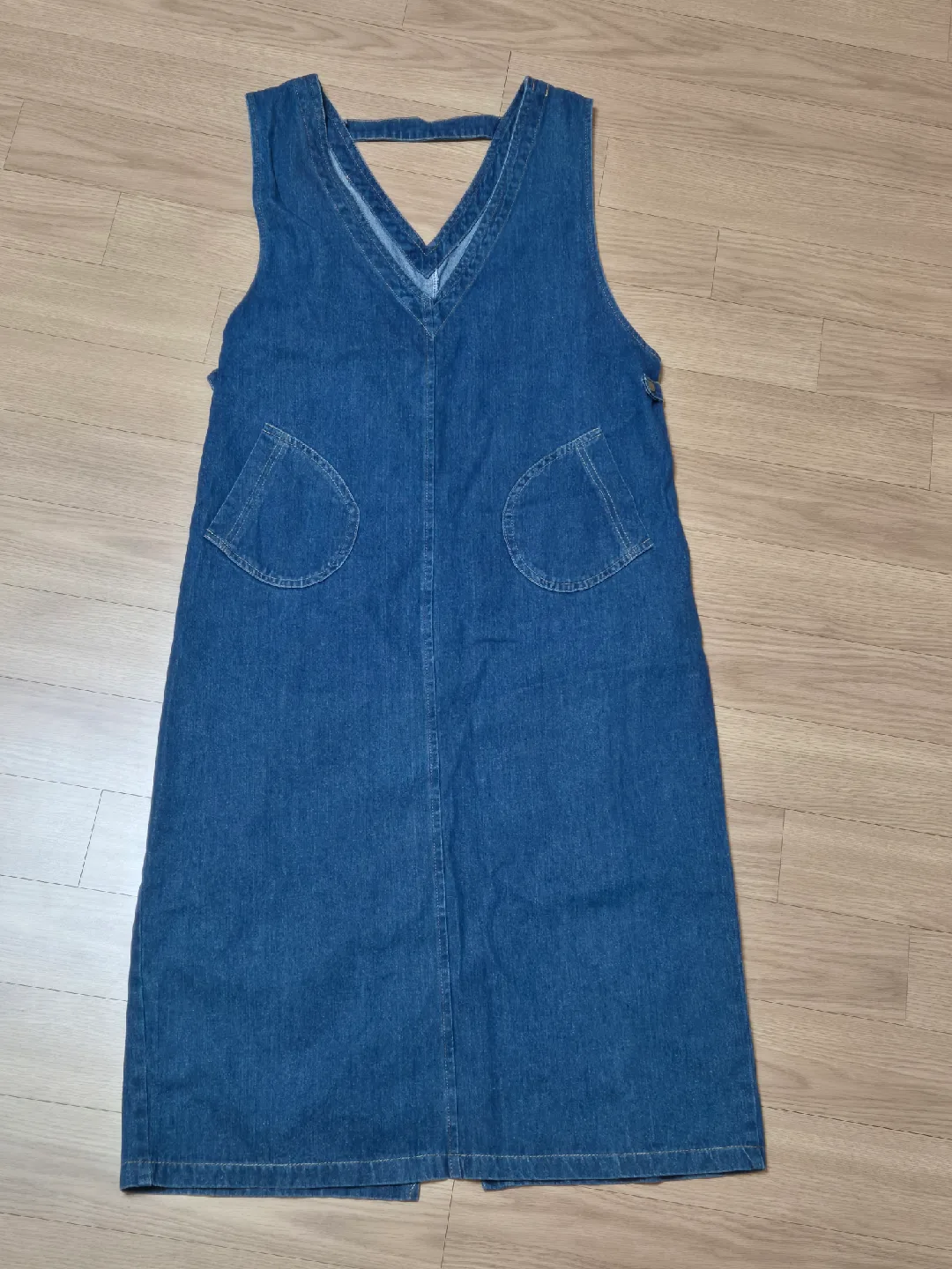 청 오버롤 청원피스