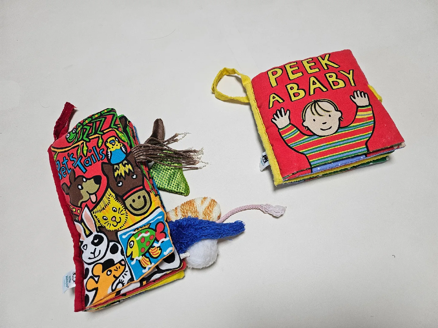 젤리캣 촉감 천 책 2권