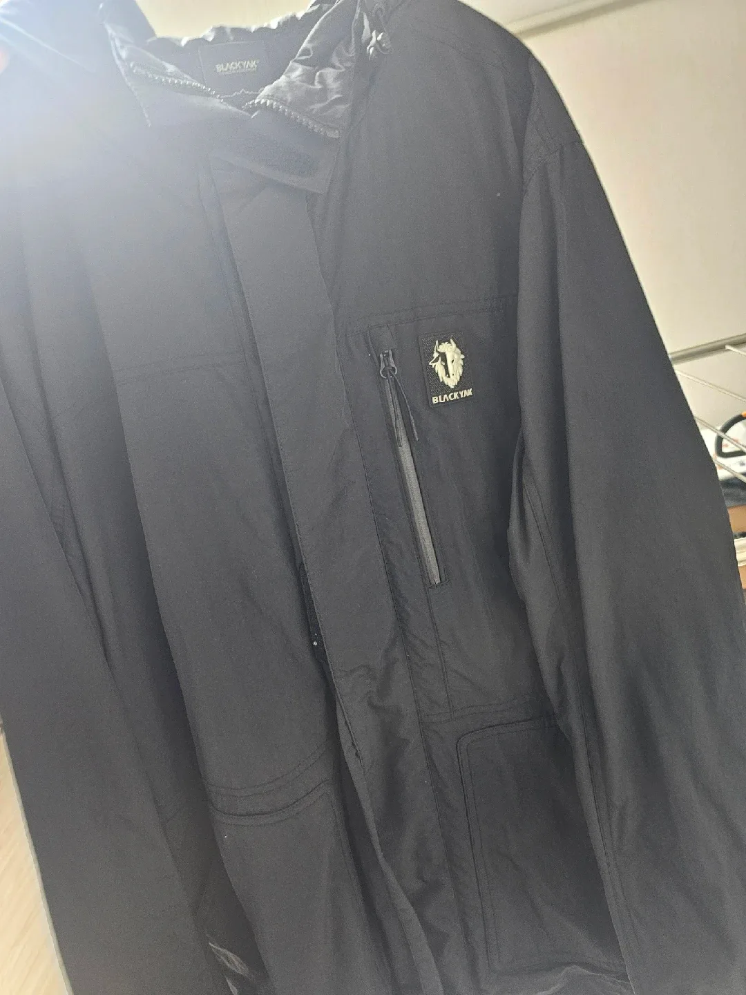 블랙야크 검정색 자켓