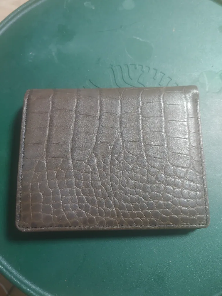 로가디스 남성 악어 가죽 반지갑