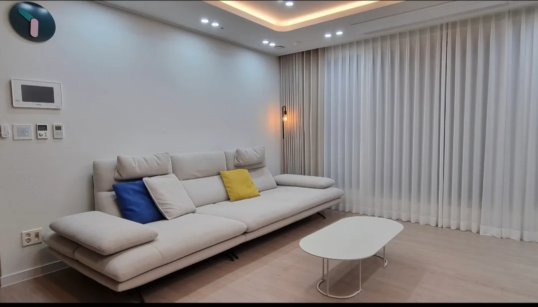 에싸 4인용 패브릭 스윙소파