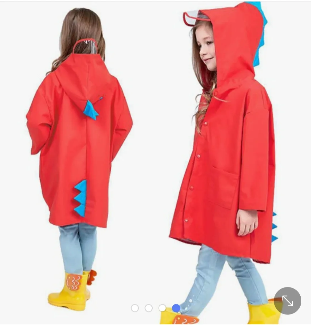 아동용 공룡우비(레드) L 중고물품 판매합니다