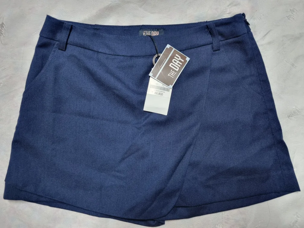 THE DAY 네이비 치마바지 새상품