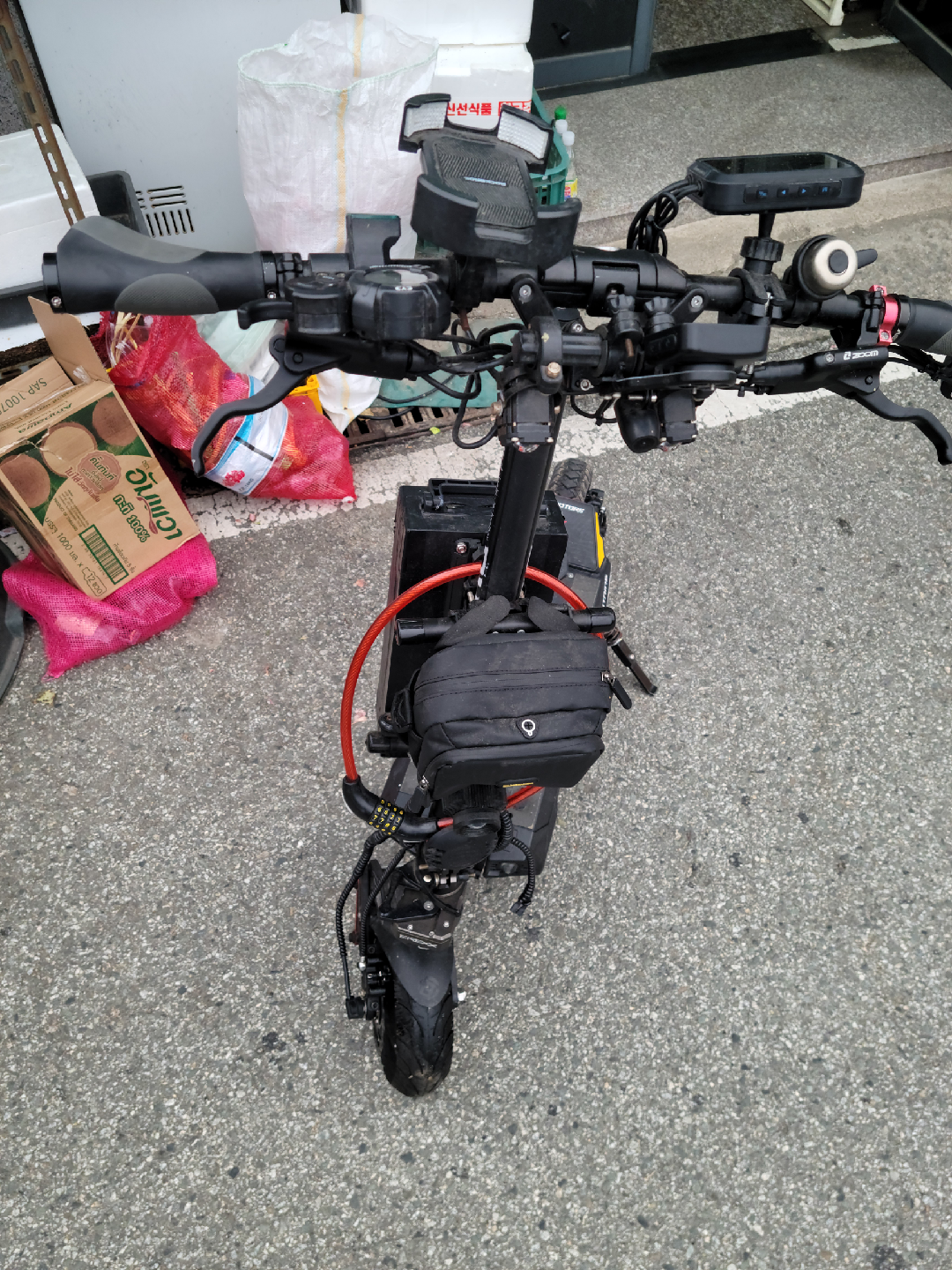 미니모터스 듀얼트론 라이트닝 전동 킥보드