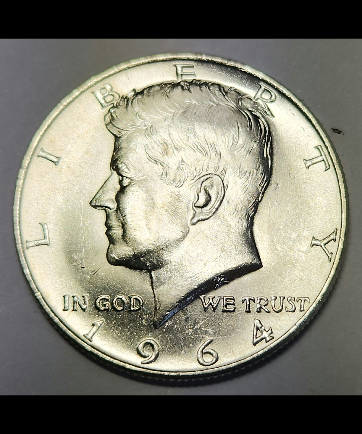 실버90 단1회 발행동전 미국주화 케네디 하프달러 1964 에러포함