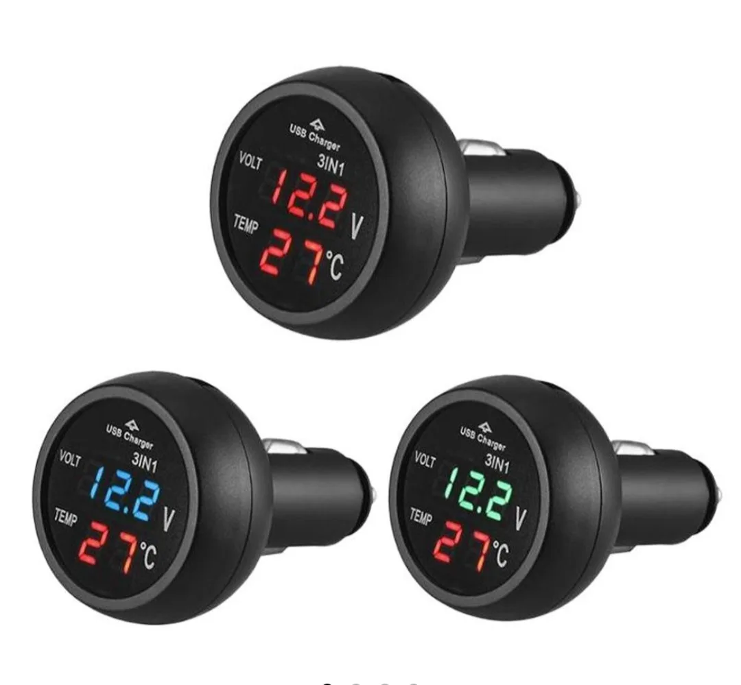 차량용 USB 충전기 3in1 새제품