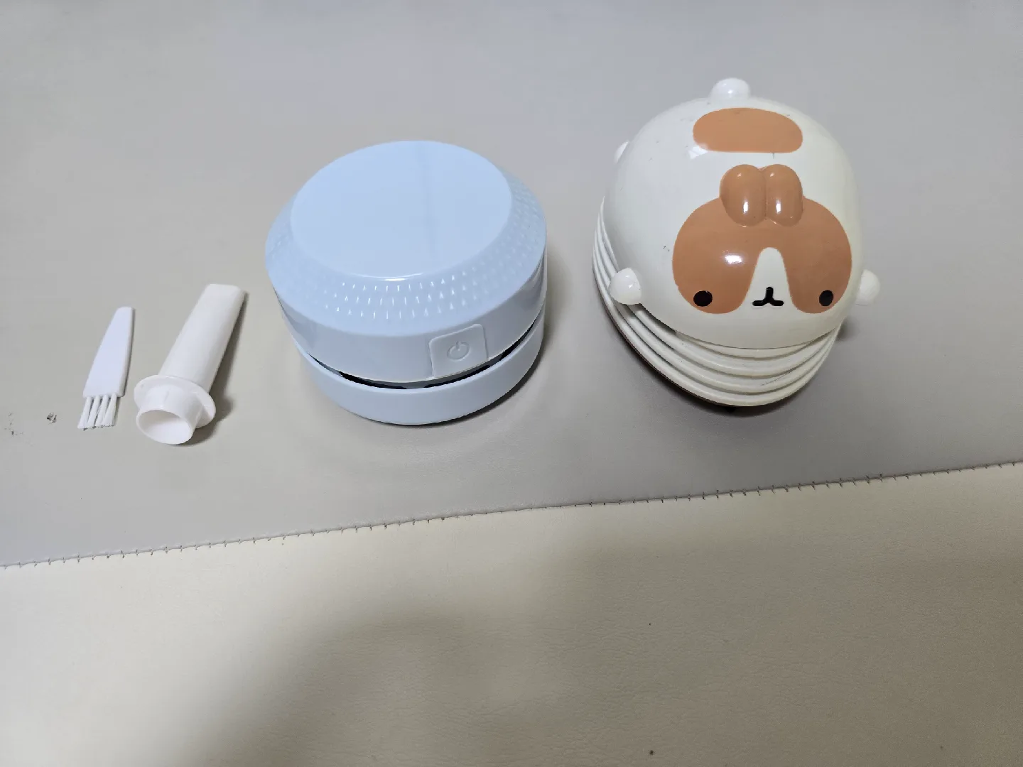 새상품/중고 미니 청소기 지우개청소기 2종 (몰랑이, 원형)