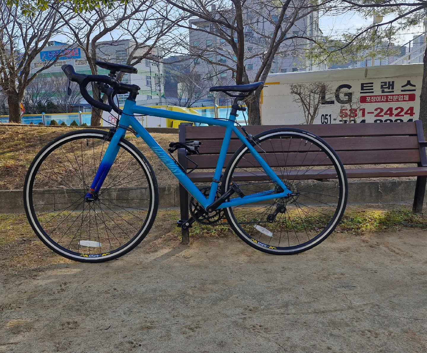 중고 엘파마 알케미스트 16단  에메랄드블루색상