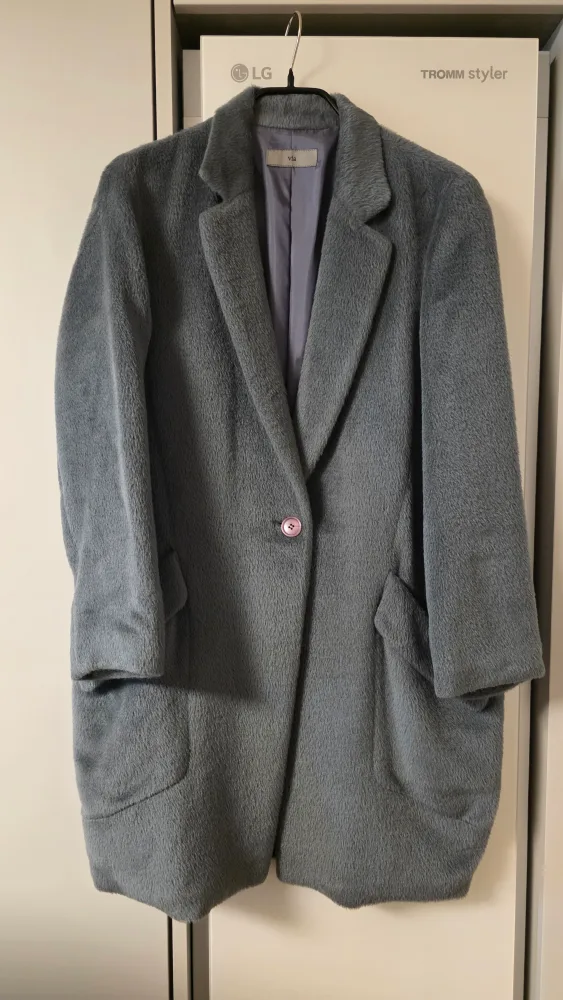 르비아 베이비 수리알파카 그레이 코트