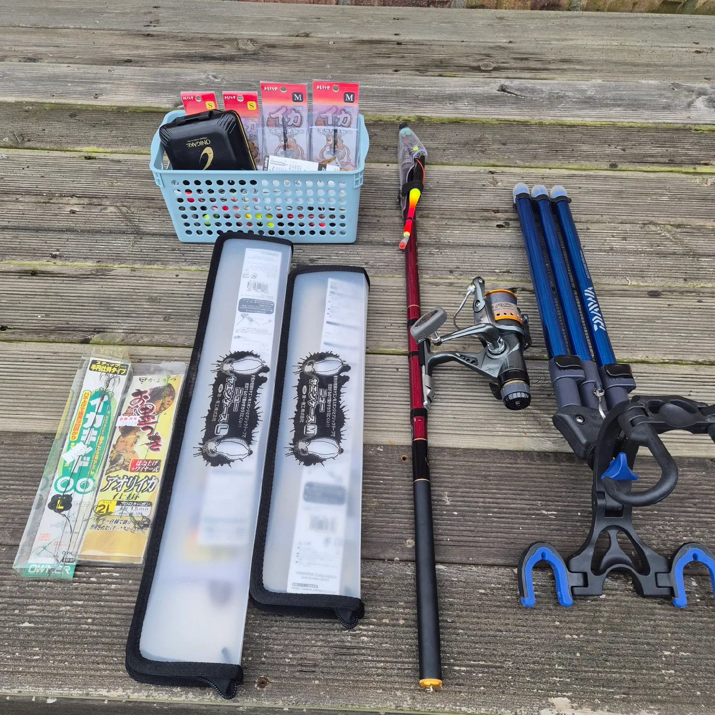 찌낚시 장비 풀세트(무늬오징어)