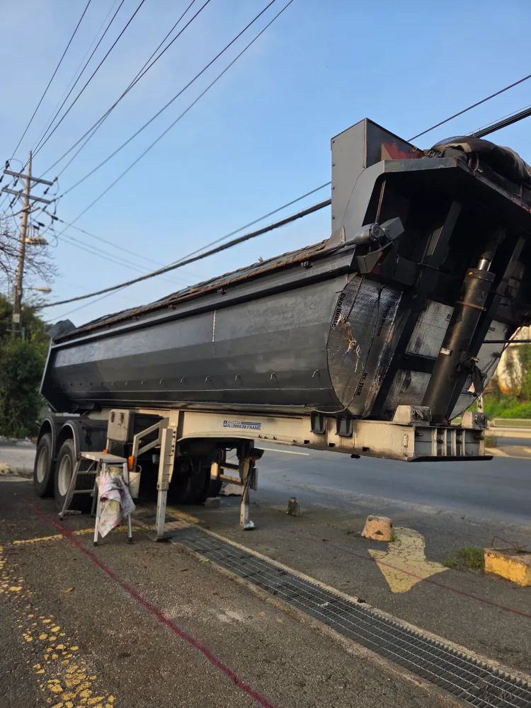 중고 덤프 트레일러