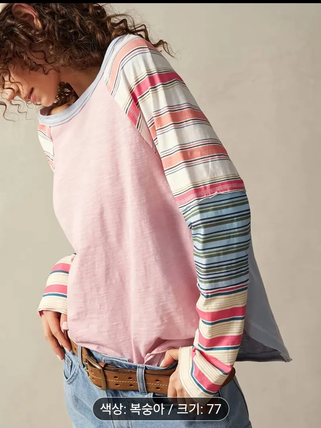 새상품 티셔스 M