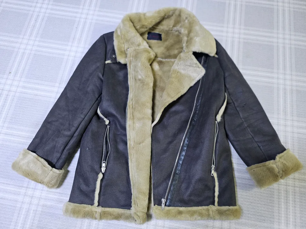 L-Heim 여성 양털 무스탕 자켓 프리사이즈