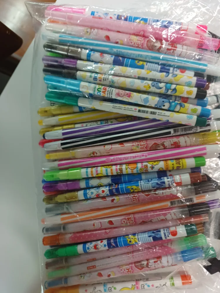 중고 싸인펜.색연필