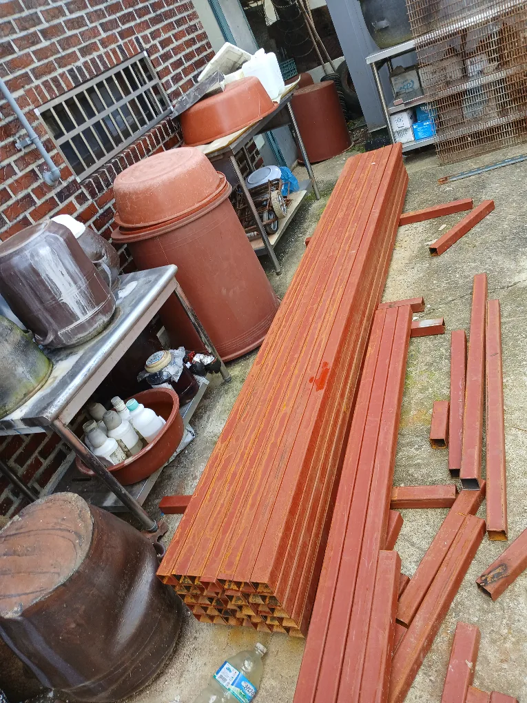 각관 파이프 철재