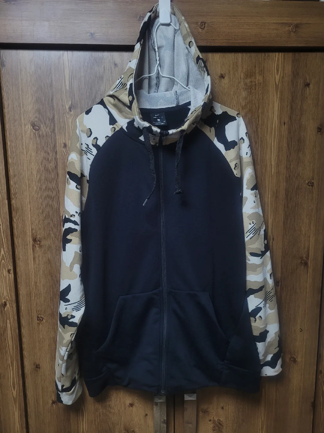 나이키 카모 드라이핏 후드집업 XL