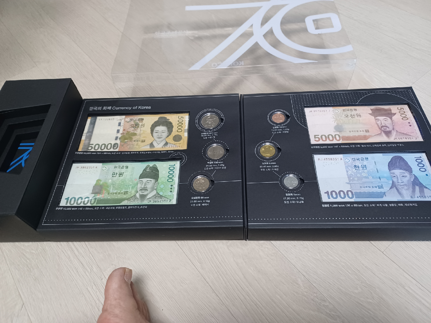 한국 화폐 세트 (KOMSCO)