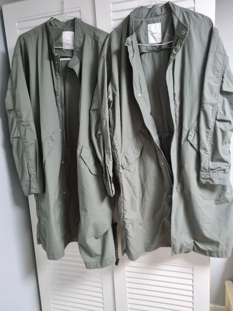 핸리넥 커플 코트